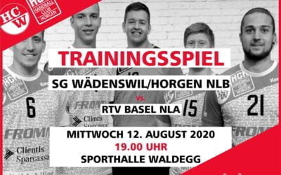 NLB: Trainingsspiel gegen RTV Basel in der Waldegg Horgen