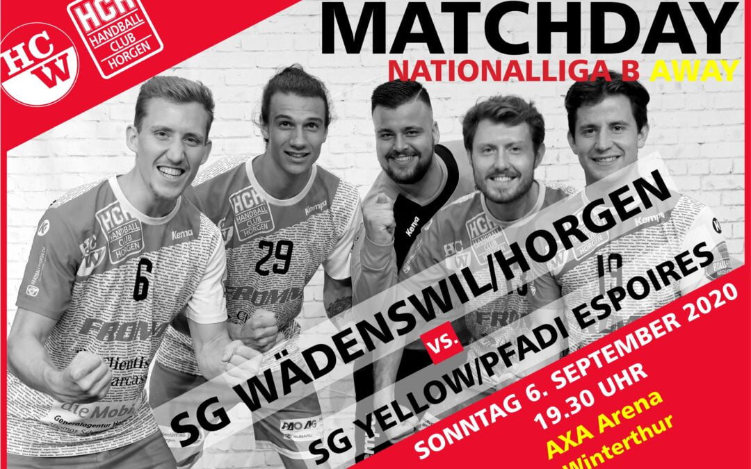 06.09.2020 19:30 Uhr NLB: SG Yellow/Pfadi Espoirs – SG Wädenswil/Horgen