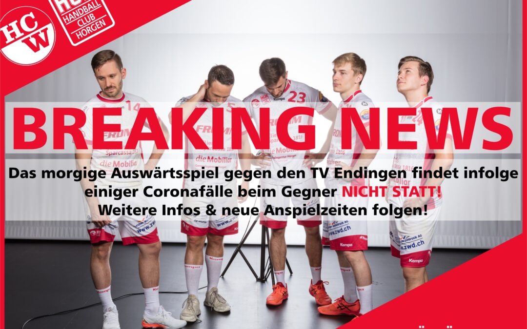 BREAKING NEWS: NLB Spiel 05.02.2022 gegen Endingen verschoben