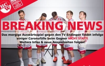 BREAKING NEWS: NLB Spiel 05.02.2022 gegen Endingen verschoben