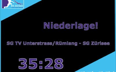 Spielbericht Damen 1: SG TV Unterstrass/Rümlang – SG Zürisee 35:28