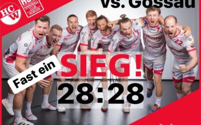 Spielbericht: NLB: SG Wädenswil-Horgen – TSV Fortitudo Gossau 28:28 (14:12)