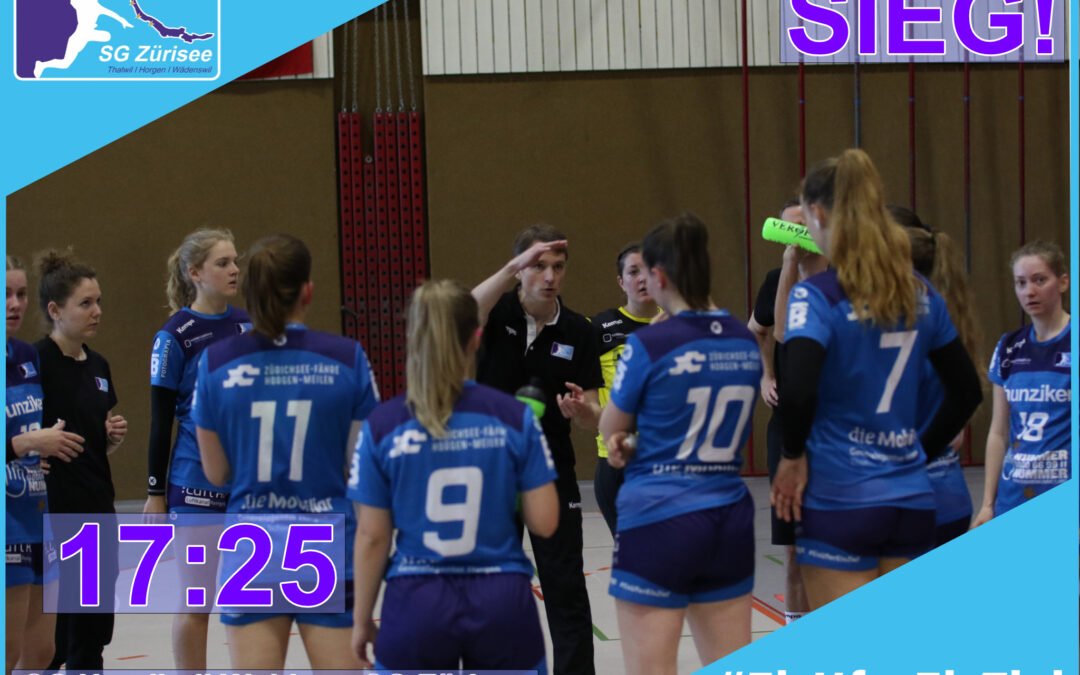 Spielbericht Damen 1, 2. Liga: SG Handball Wohlen – SG Zürisee 17:25 (10:13)