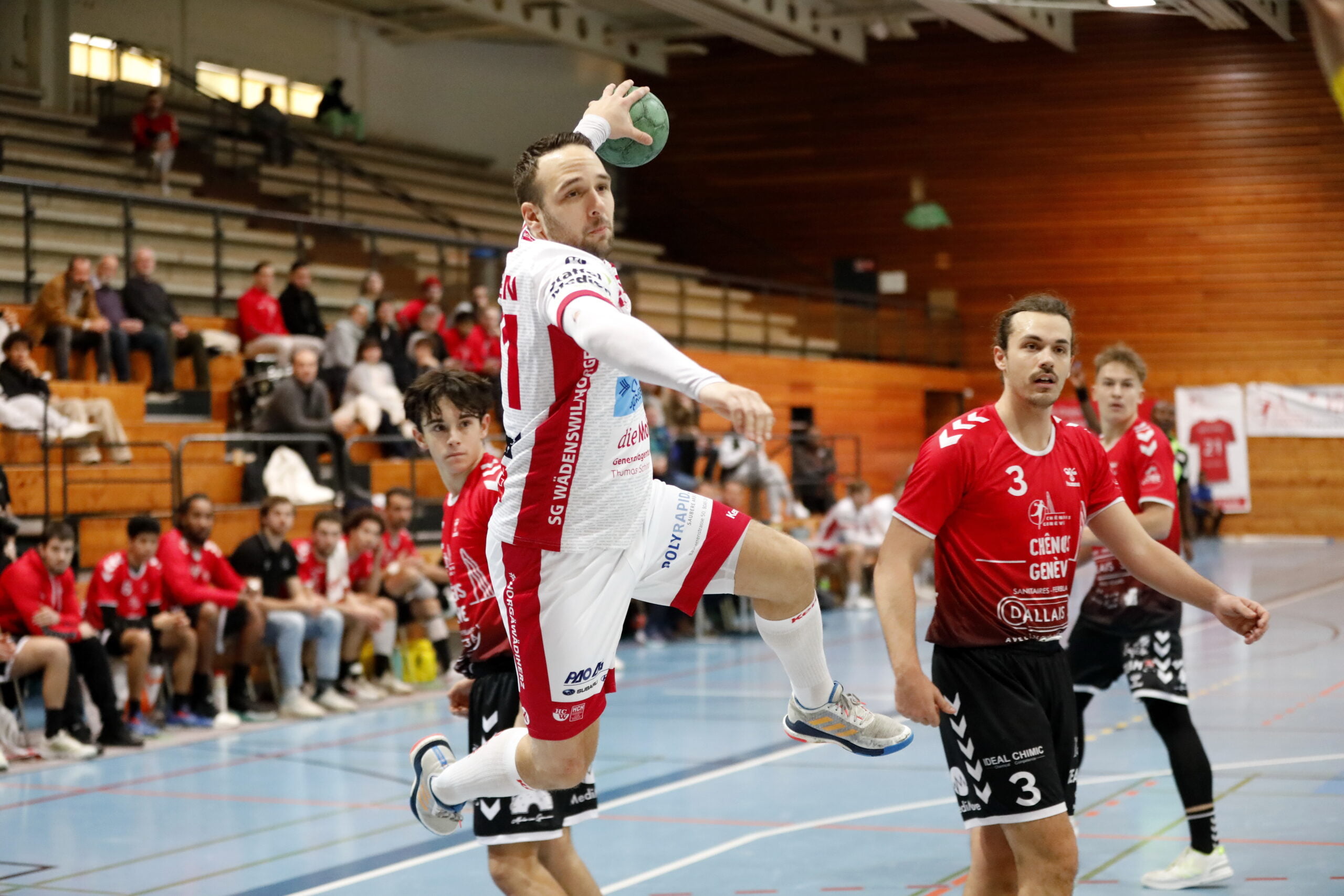 Spielbericht: NLB, CS Chênois Genève Handball – SG Wädenswil/Horgen, 36:34 (15:15)