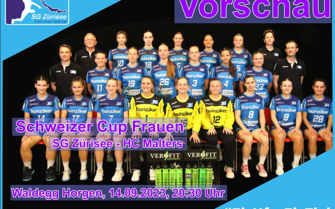 Vorschau Schweizer Cup Frauen: SG Zürisee (2. Liga) – HC Malters (1. Liga)