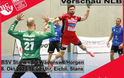 Vorschau NLB: BSV Stans – SG Wädenswil/Horgen