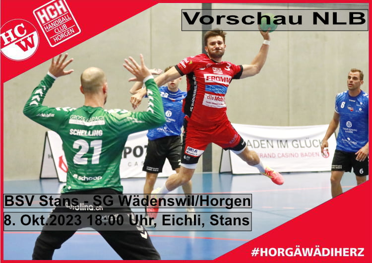 Vorschau NLB: BSV Stans – SG Wädenswil/Horgen