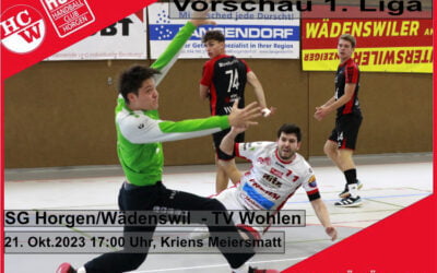 Vorschau 1. Liga: HC Kriens – SG Horgen/Wädenswil