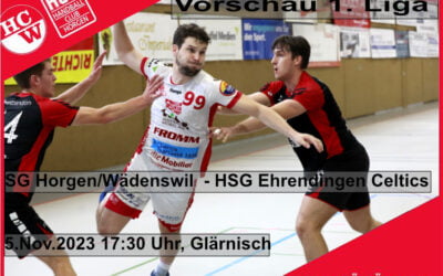 Vorschau 1. Liga: SG Horgen/Wädenswil – HSG Ehrendingen Celtics