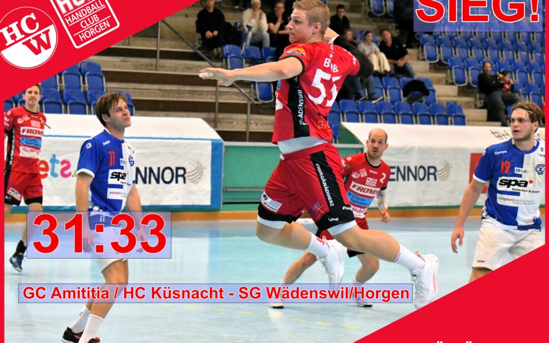 Spielbericht NLB: GC Amititia / HC Küsnacht – SG Wädenswil/Horgen