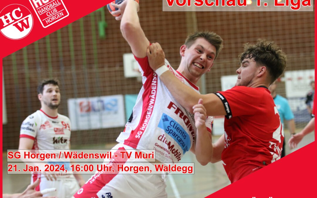 Vorschau 1. Liga: SG Horgen/Wädenswil – TV Muri