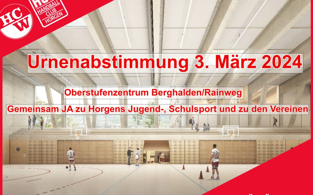 Gemeinsam JA, zu Horgens Jugend-, Schulsport und zu den Vereinen