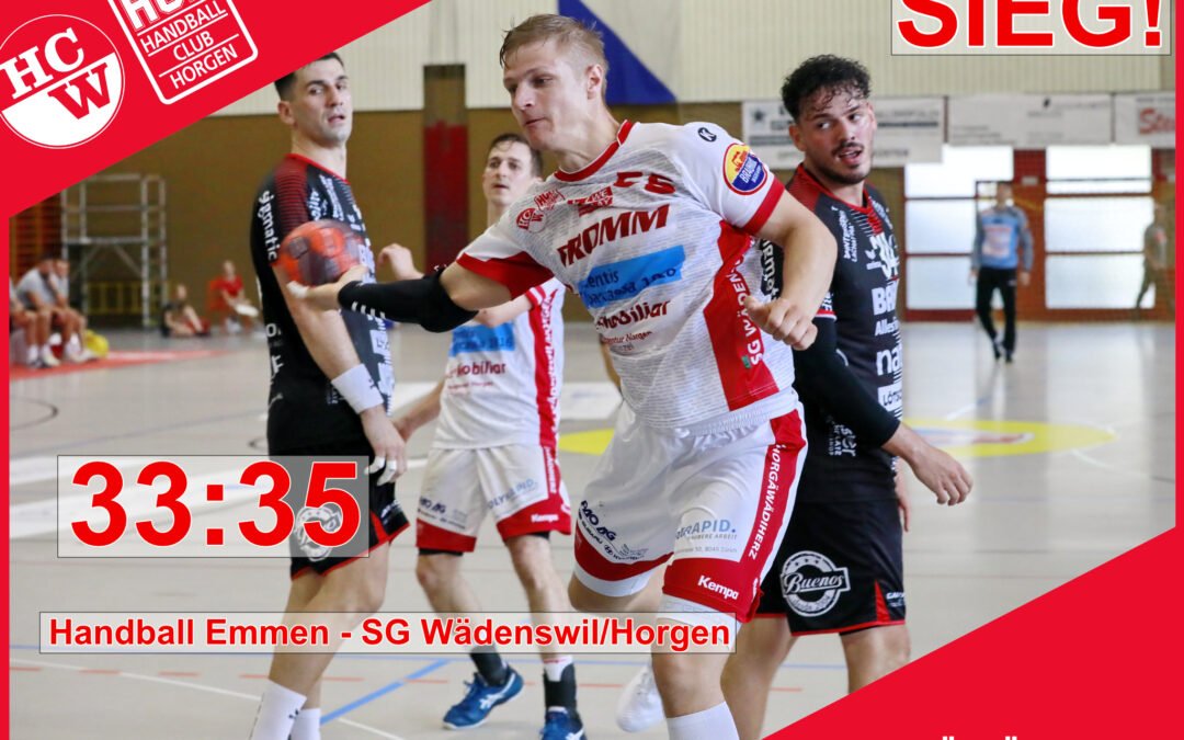 Spielbericht NLB: Handball Emmen – SG Wädenswil/Horgen