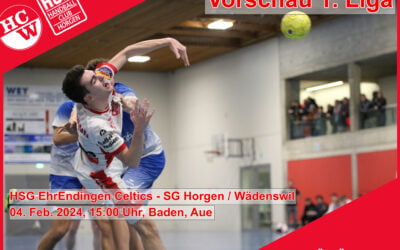 Vorschau 1. Liga: HSG EhrEndingen Celtics – SG Horgen/Wädenswil