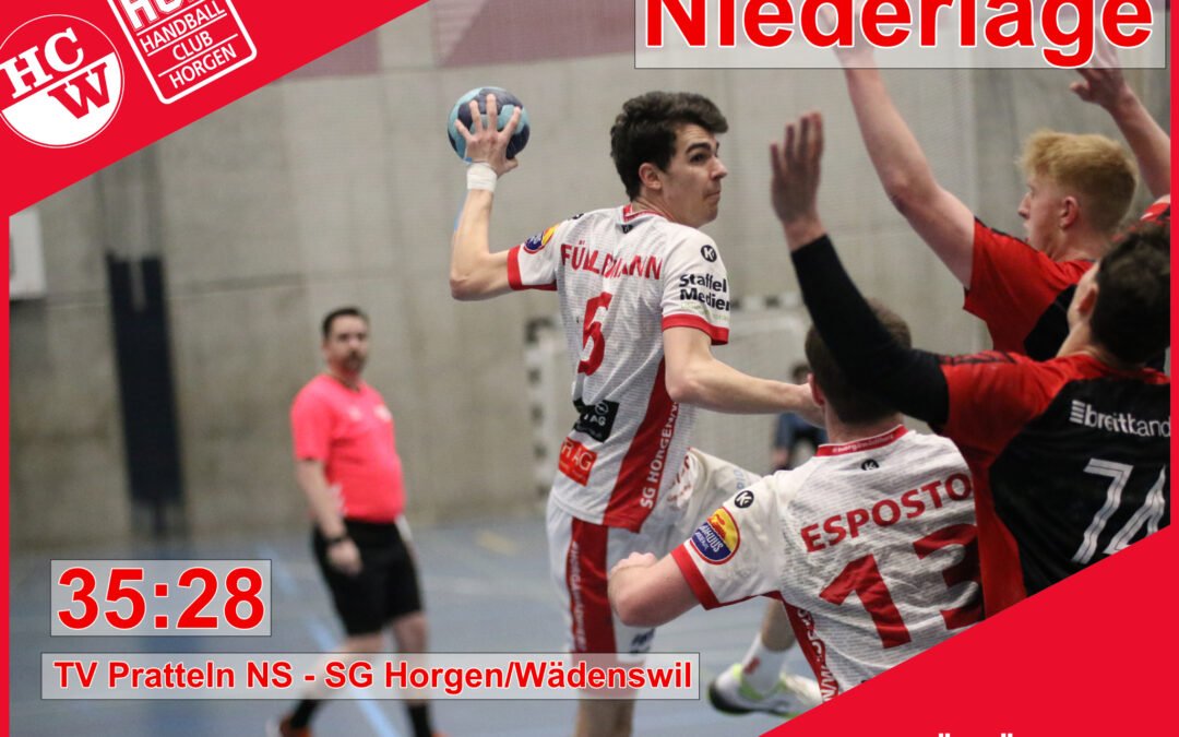 Spielbericht 1. Liga: TV Pratteln NS – SG Horgen/Wädenswil