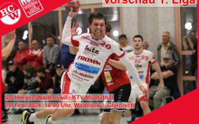 Vorschau 1. Liga: SG Horgen/Wädenswil – KTV Moutathal