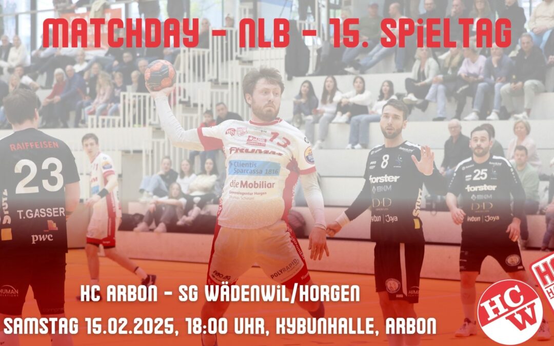 Vorschau NLB: HC Arbon – SG Wädenswil/Horgen