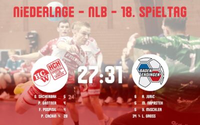 Spielbericht NLB: SG Wädenswil/Horgen – HSG Baden-Endingen
