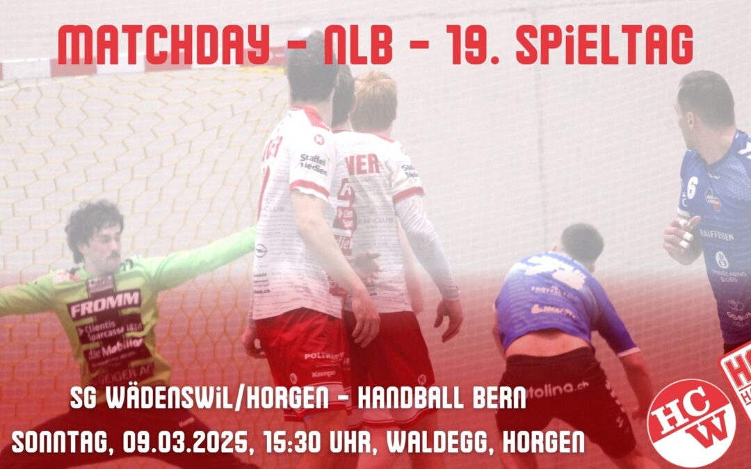 Vorschau NLB: SG Wädenswil/Horgen – Handball Bern