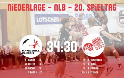 Spielbericht NLB: Handball Emmen – SG Wädenswil/Horgen