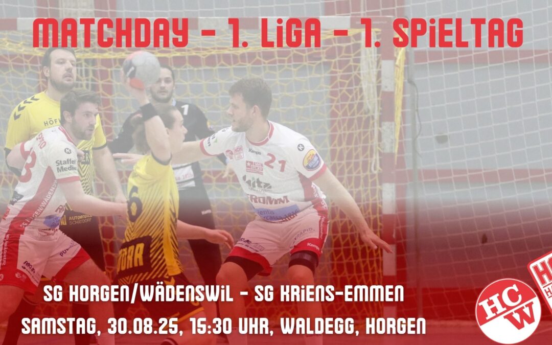 Vorschau 1. Liga: SG Horgen/Wädenswil – SG Kriens-Emmen