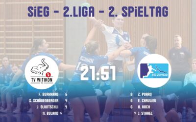 Spielbericht Damen 2. Liga, RegioCup Vorrunde: TV Wittikon 3 (F3) – SG Zürisee (F2)