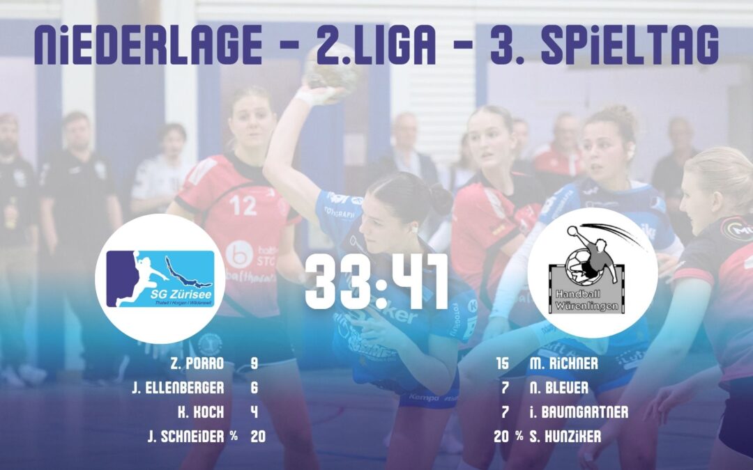 Spielbericht Damen, 2. Liga: SG Zürisee – SG Würelingen Whales