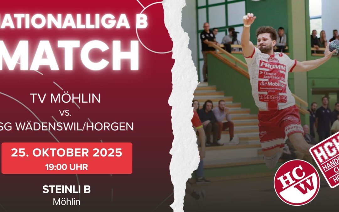 Vorschau NLB: TV Möhlin – SG Wädenswil/Horgen