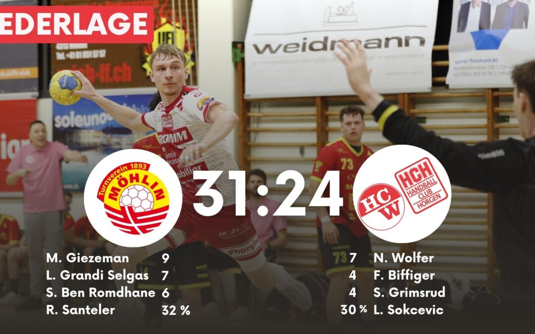 Spielbericht NLB: TV Möhlin – SG Wädenswil/Horgen