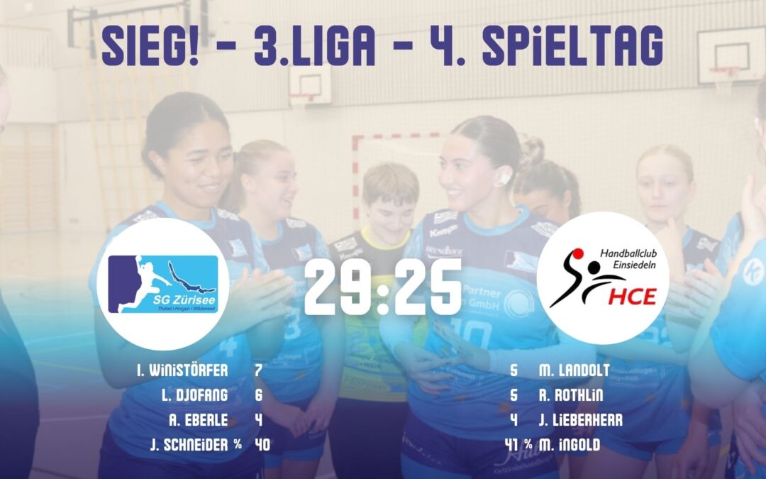 Spielbericht Frauen, 3. Liga: SG Zürisee – HC Einsiedeln
