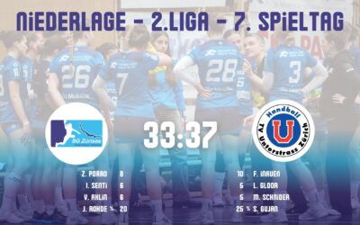 Spielbericht Frauen, 2. Liga: SG Zürisee – TV Unterstrass 1