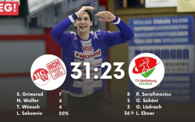 Spielbericht NLB: SG Wädenswil/Horgen – TV Steffisburg