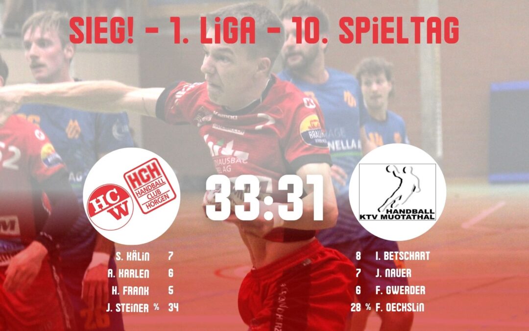 Spielbericht 1. Liga: SG Horgen/Wädenswil – KTV Muotathal