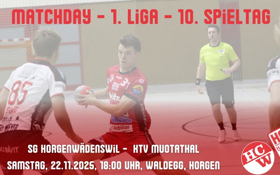 Vorschau 1. Liga: SG Horgen/Wädenswil – KTV Muotathal