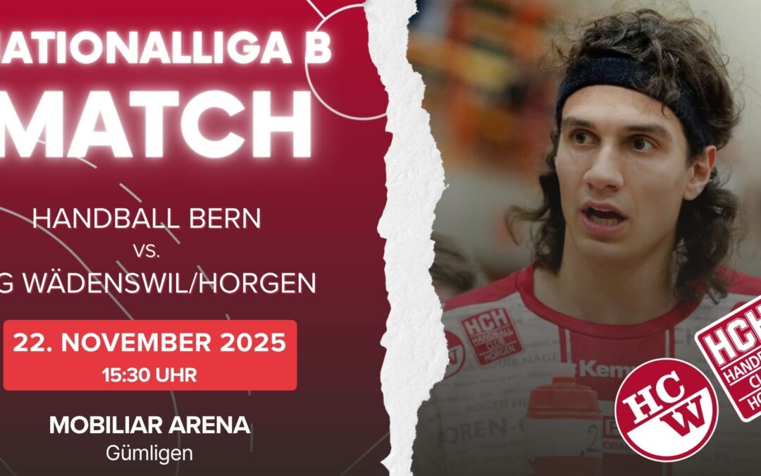 Vorschau NLB: Handball Bern – SG Wädenswil/Horgen