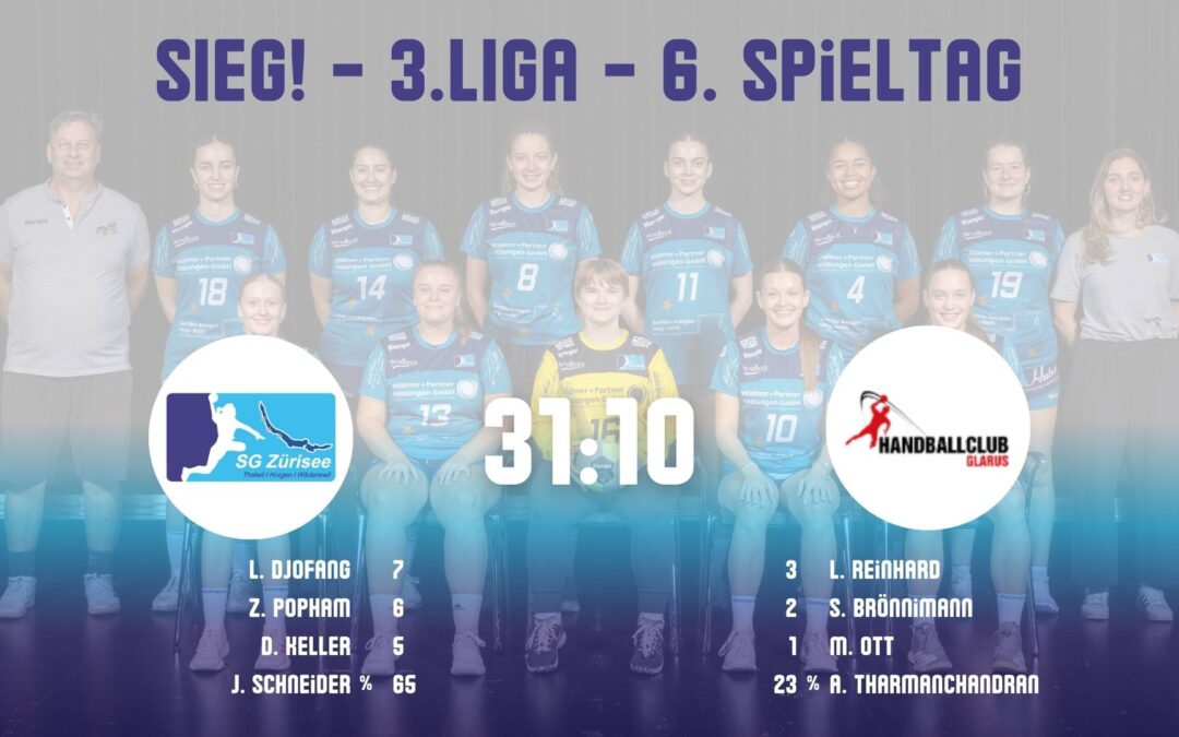 Spielbericht Frauen, 3. Liga: SG Zürisee – HC Glarus
