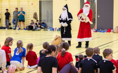 Besuch vom Samichlaus bei der Animation vom HCH