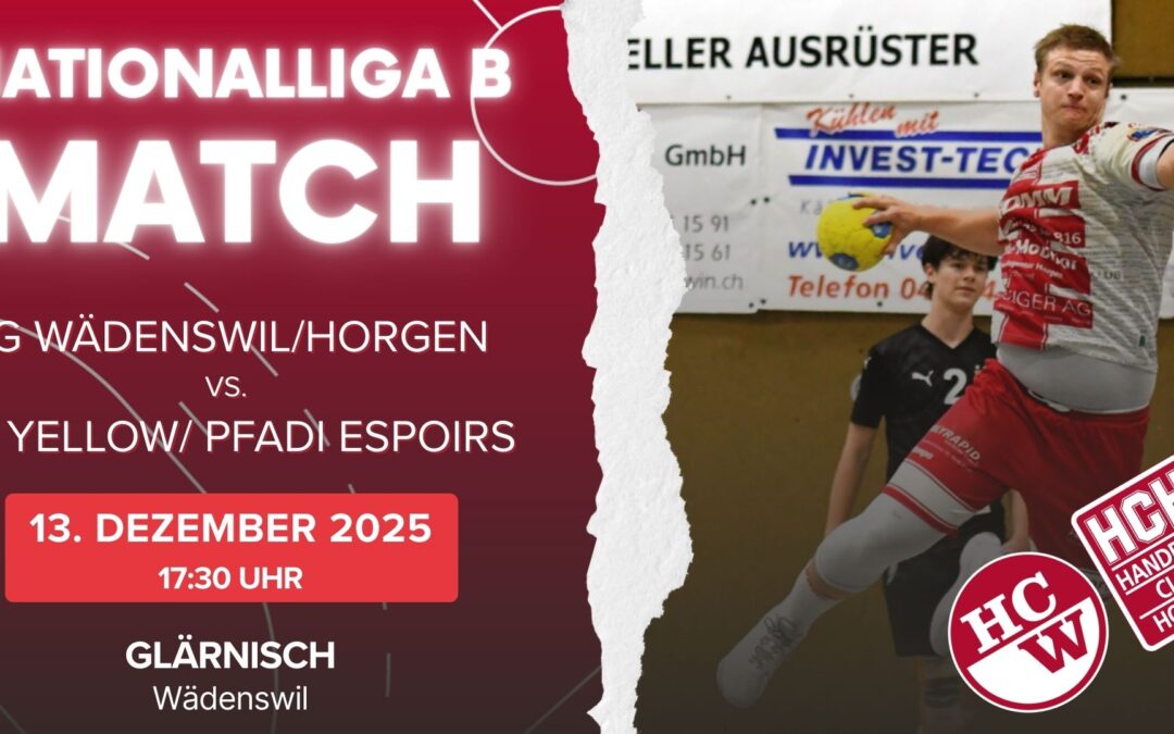 Vorschau NLB: SG Wädenswil/Horgen – SG Yellow/Pfadi Espoirs