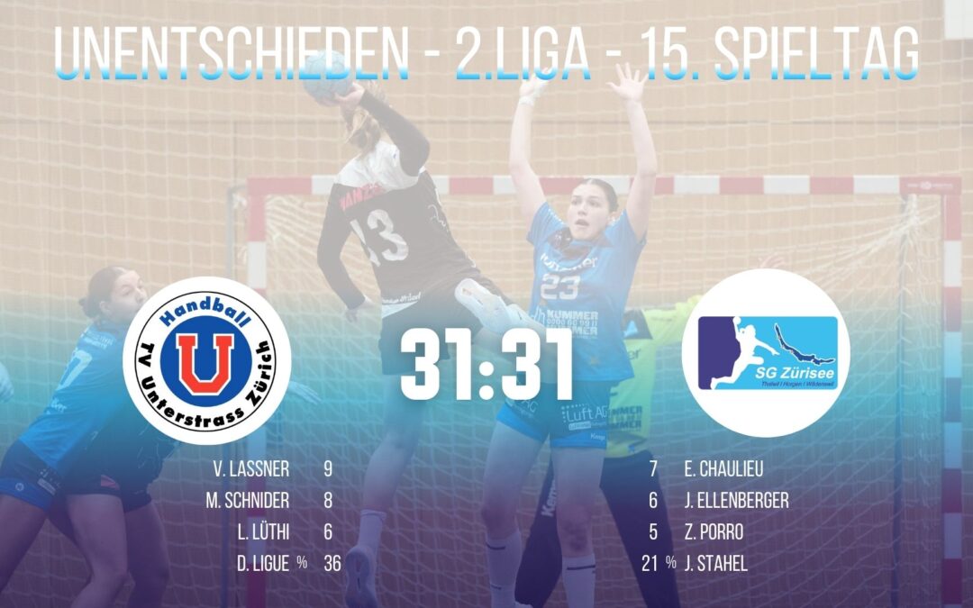 Spielbericht Damen, 2. Liga: TV Unterstrass 1 – SG Zürisee