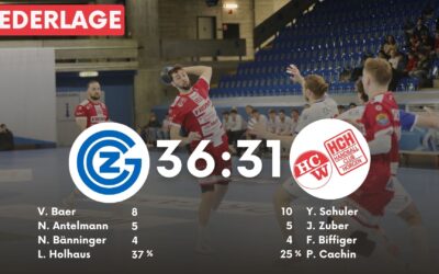 Spielbericht NLB: SG GC Amicitia / HC Küsnacht – SG Wädenswil/Horgen