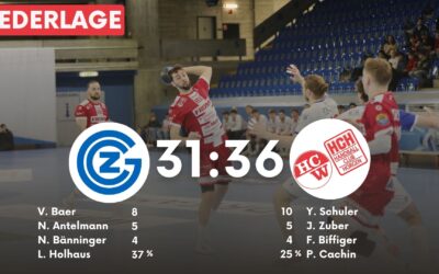 Spielbericht NLB: SG GC Amicitia / HC Küsnacht – SG Wädenswil/Horgen