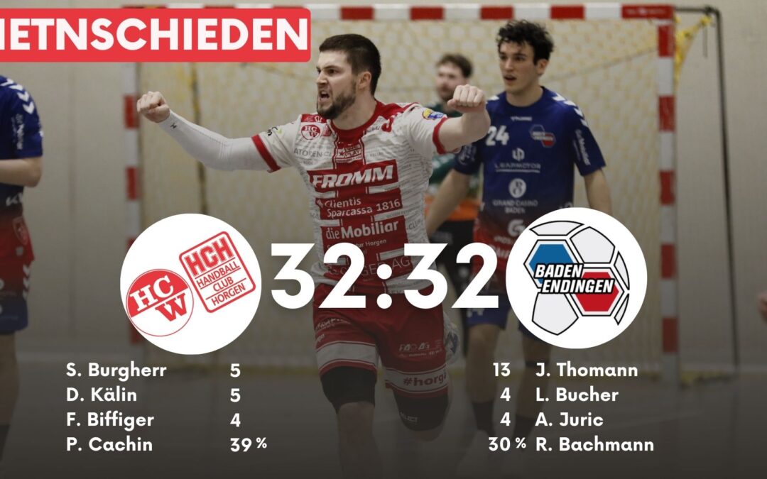 Spielbericht NLB: SG Wädenswil/Horgen – HSG Baden-Endingen