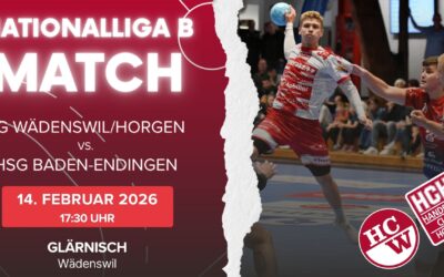 Vorschau NLB: SG Wädenswil/Horgen – HSG Baden-Endingen