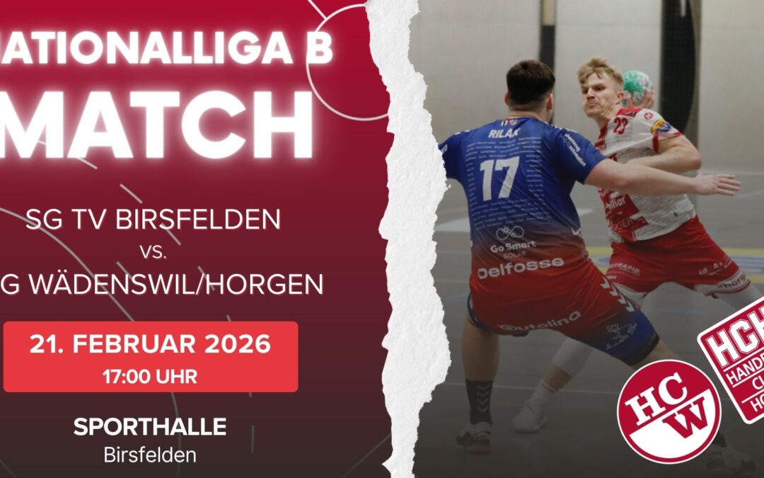 Vorschau NLB: SG TV Birsfelden – SG Wädenswil/Horgen