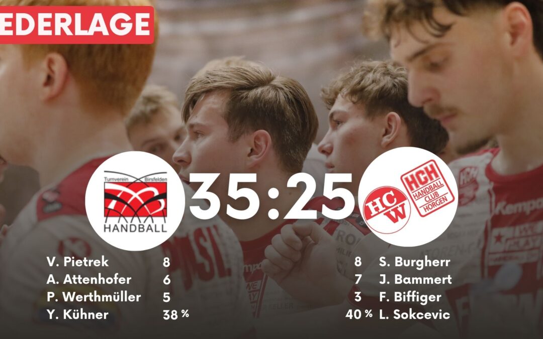 Spielbericht NLB: SG TV Birsfelden – SG Wädenswil/Horgen