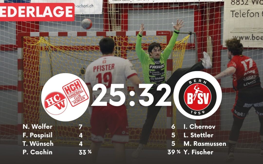 Spielbericht NLB: SG Wädenswil/Horgen – Handball Bern