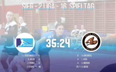 Spielbericht Frauen, 2. Liga: SG Zürisee – SG Albis Foxes Handball