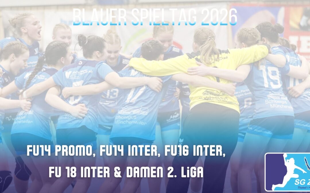 Traditioneller blauer Spieltag