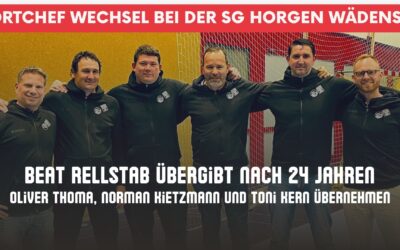 Sportchef-Wechsel bei der SG Horgen/Wädenswil: Beat Rellstab übergibt nach 24 Jahren – Oliver Thoma, Norman Kietzmann und Toni Kern übernehmen