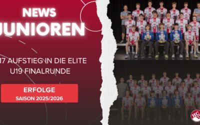 Update aus dem Nachwuchs: U17 Inter 1 AUFSTIEG ins Elite! U19 Inter Finalrunde.